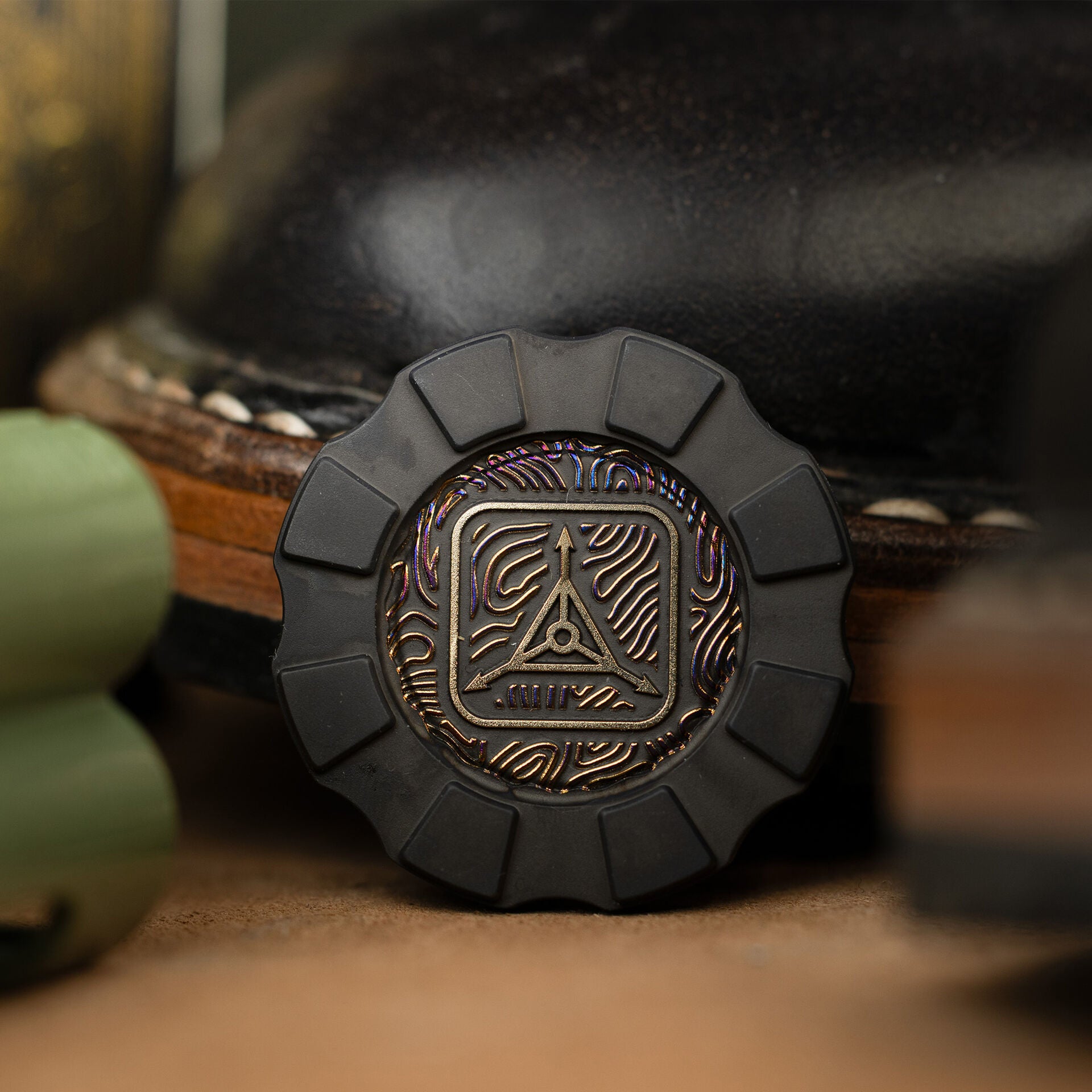 Hitex Poker Chip Mean Skull TAD Edition | Triple Aught Design