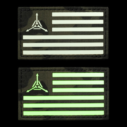 TAD Flag GITD Velcro Patch