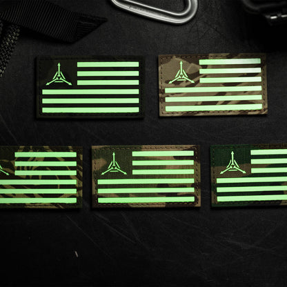 TAD Flag GITD Velcro Patch