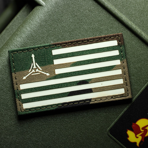TAD Flag GITD Velcro Patch