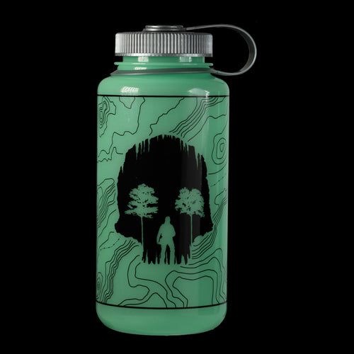 Nalgene 32oz GITD Skull Cave TAD Edition