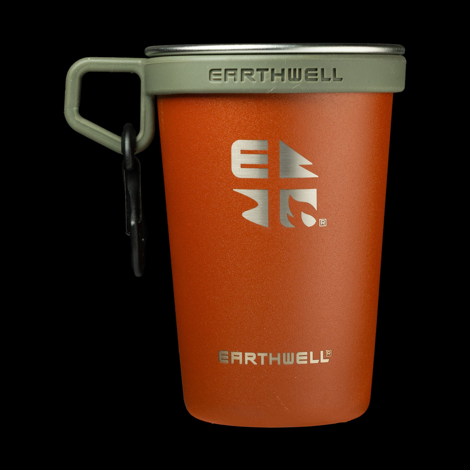 Earthwell Pint Cup Mean Skull Santa TAD Edition