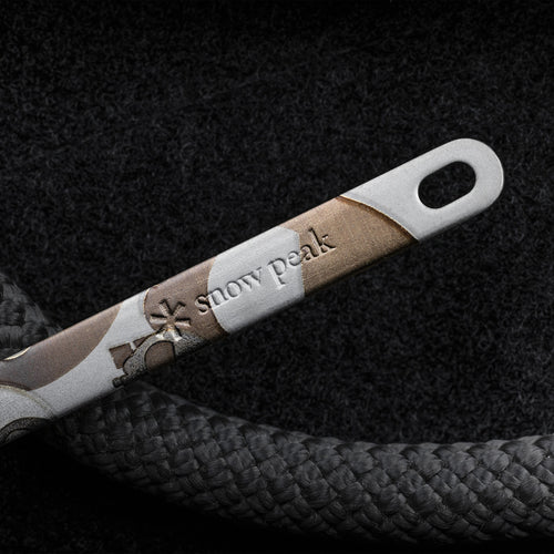 Snow Peak Titanium Long Spork Mean Skull