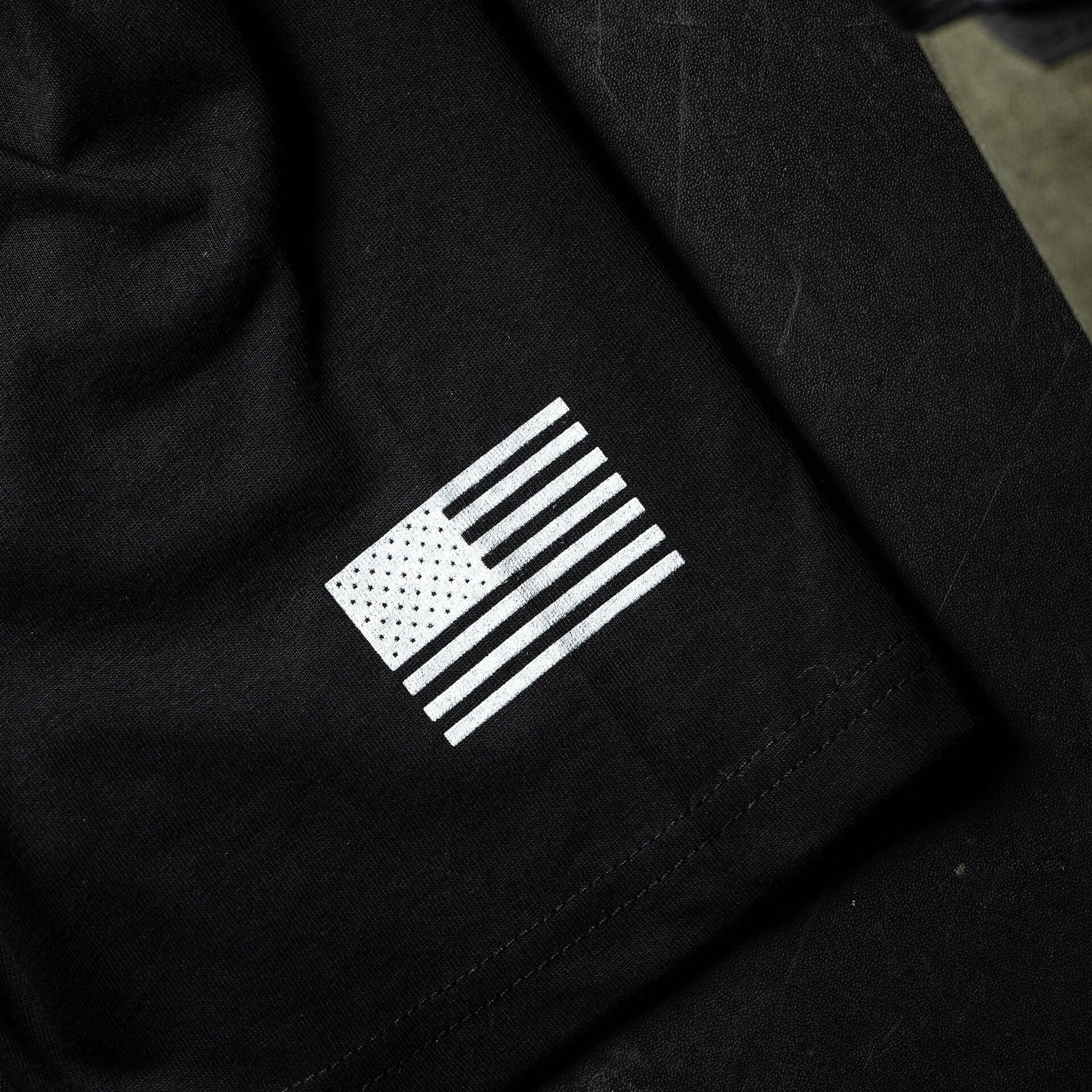 TAD Flag Spray Paint Graphic-T