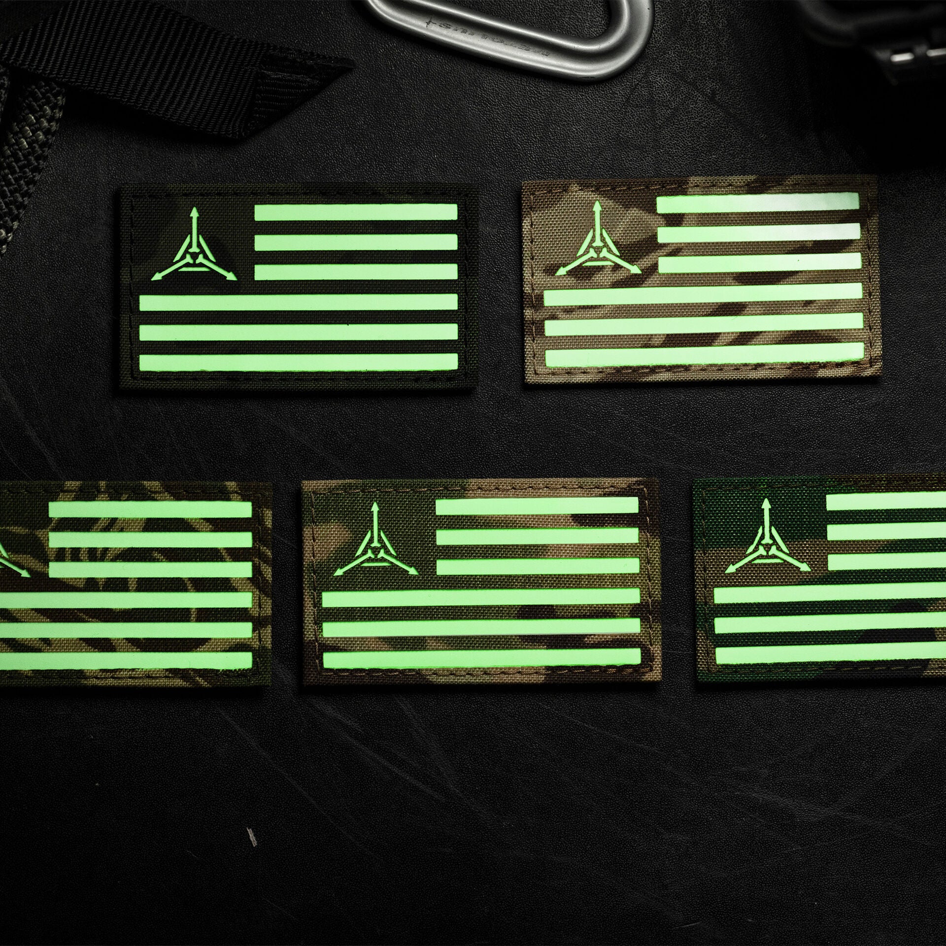 TAD Flag GITD Velcro Patch