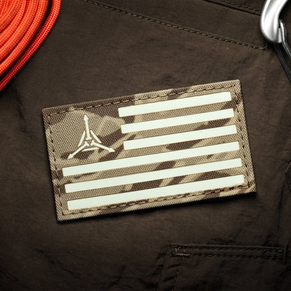 TAD Flag GITD Velcro Patch